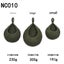 Elosung Green 3 Piece Wall Mounted Cotton Rope Storage Baskets Large Medium And Carousel 2