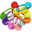 20/50pcs Mixed Color Plastic Resin Safety Pins Small Clip Locking Stitch Carousel 7
