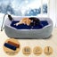 Dogs Electric Heating Pet Bed Blanket Thermal Mat Protection Temperature Display Carousel 3