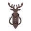 Door Knocker - Cast Iron Deer (13 x 6 x 23cm) Carousel 1