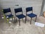 J507 C2 - 3x Blue Conference Chairs Carousel 1