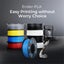 Creality Ender PLA Filament - Red 1kg Roll - 1.75mm - Compatible with most FDM Carousel 4