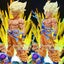 28cm Dragon Ball Z Figure Super Saiyan Gk Blood coating Gokou PVC Model Carousel 1