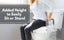 2 in 1 Raised Toilet Seat with Removable Padded Arms, Standard Seat Carousel 7