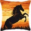 Vervaco Cross Stitch Cushion Kit - Stallion Carousel 1