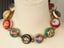 Vintage French Designer Artisan Choker Large Pop Art Post Modern Beads Carousel 1