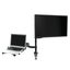 Loctek Pro Mount, 10"-30" Dual Gas Spring Monitor Stand - VESA 75 &100mm - Max Carousel 3