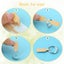 NEW 500Pcs/Roll Jewelry Price Tags Self Adhesive Jewelry Price Labels Blank Tags Carousel 3