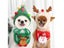 Christmas Pet Hat Cute Antlers Saliva Towel For Dog Cat Dress Up Supplies Carousel 4