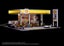 G-Fans 1/64 Shell Service Station with LED Lights **NEW IN BOX** Carousel 7