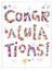 Congratulations Card Large - A10919 Carousel 1