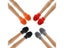 2pcs Silicone Drum Stick Head Rubber Sleeve Drumstick Mute Damper Drum Silent Carousel 6