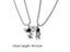 1 Pair Astronaut Magnetic Heart Pendant Couple Necklaces For Women Men Lovers Carousel 8