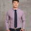 ZED | Mens Mini Gingham Long Sleeve Shirt Carousel 1