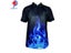 Black Blue Fire Design 3 Button-Up Bowling Team Shirts Accepted Carousel 1
