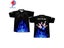 Black Blue Fire Design 3 Button-Up Bowling Team Shirts Accepted Carousel 6