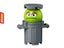 Oscar the Grouch Minifigure - Sesame Street Lego - U Carousel 1