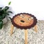 Kids Wooden Table + 2 Stool Set Lion Design MANGO TREES Timber Children Furnitur Carousel 3