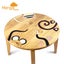 Solid Wood Kids Table Toddler Study Dining MANGO TREES Round Children Desk Carousel 1