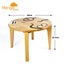 Solid Wood Kids Table Toddler Study Dining MANGO TREES Round Children Desk Carousel 4