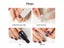 10PCS Plastic Nail Clips Soak Off Gel Polish Remover Wraps Tools Nail Cleaner Carousel 4