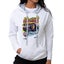 DelSol NASCAR Hooded Sweatshirt - Jimmie Johnson - 3 White by DelSol for Wome... Carousel 1