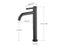 Matte Black Bathroom Basin Faucet Brass Deck Mounted Tap Crane For Vessel Sink Carousel 6