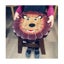 Kids Wooden Stool Lion Carousel 2