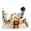 Kids Wooden Table Monkey Carousel 5