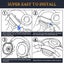 Earphone Pad Replacements for JBL Tune 700BT Carousel 8