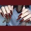 24Pcs 3D Red Nude Ballet Stiletto Fake Nails Jelly Full Cover Tips Carousel 5