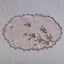 Vintage Hand Embroidered Doily Old Linen Placemat Carousel 5