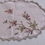 Vintage Hand Embroidered Doily Old Linen Placemat Carousel 6