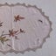 Vintage Hand Embroidered Doily Old Linen Placemat Carousel 8