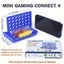 New CONNECT 4 Board Game Portable Foldable Chess Puzzle 5.2 Inch Carousel 3