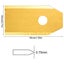 Replacement Carbonized Steel Blades for Husqvarna Robotic Mowers - 30pcs Carousel 2