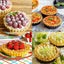 Tart Tins 6 Packs Tart Pans 4 Inch Removable Bottom Quiche Pans Non-stick Round Carousel 3