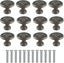12 Pieces Round Retro Drawer Knobs - Rustproof Vintage Cabinet Knob for All Cabi Carousel 1