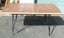 MID-CENTURY EXTENDING WOODEN TABLE WITH METAL LEGS Carousel 1