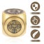 PTN Brass Dice Large Fidget Spinner With 6 Sides Toy Gift - NEW Carousel 7