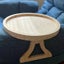 NEW Home Foldable Sofa Armrest Tray Wooden Disc Tray Sofa Armrest Carousel 9