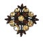 Retro ~ CHAMPAGNE & BROWN ~ Rhinestone Brooch Carousel 2