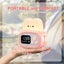 Mini Timer Clock Toaster Lamp Birthday Gifts for Teen Girls Boys Pink Carousel 5