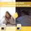 Mini Timer Clock Toaster Lamp Cute Night Light for Kids Yellow Carousel 5