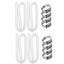 4 Pack Pool Pump Replacement Hose for Above Ground Pools White Carousel 1
