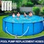 4 Pack Pool Pump Replacement Hose for Above Ground Pools White Carousel 4