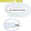 4 Pack Pool Pump Replacement Hose for Above Ground Pools White Carousel 6