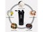 3 Layers Shaker Protein Bottle For Body Building Exercise Carousel 4