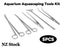 Stainless Steel Aquarium Scissors Tweezers Fish Tank Aquascaping Tools Kit Carousel 1