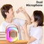 Mini Karaoke Machine with 2 Microphones Karaoke Gifts for Boys Girls Black Carousel 5
